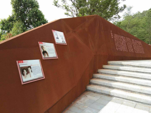 长宁耐候钢挡土墙